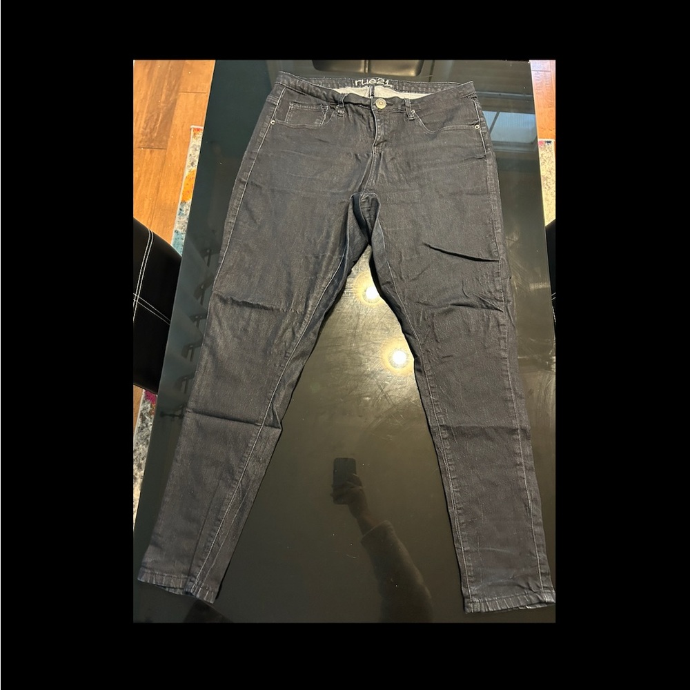 Dark Navy Blue Skinny Jeans